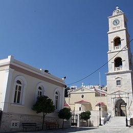 Saint George Orthodox Cemetery Church, Ermoupoli, Cyclades, Greece