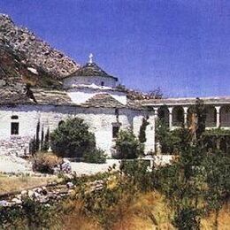 Annunciaton of the Theotokos Lefkados Orthodox Monastery, Moni Lefkados Evaggelismos, Samos, Greece