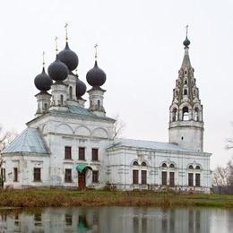 Resurrection of lord Orthodox Church, Susaninskaya, Kostroma, Russia