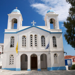 Saint George Orthodox Metropolitan Church, Andros, Cyclades, Greece