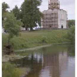 Holy Virgin on the Nerl Orthodox Church, Suzdal, Vladimir, Russia