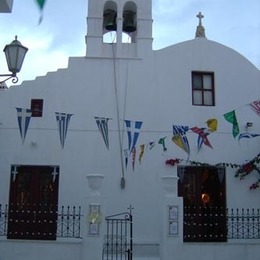 Panachrantos Orthodox Church, Mykonos, Cyclades, Greece