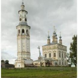 Holy Resurrection Orthodox Cathedral and Annunciation Orthodox Church, Luza, Kirov, Russia