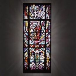 Our stain glass window