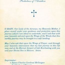 Prayer to Our Lady of the Airways