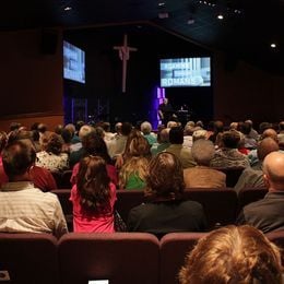 Sunday worship at Mount Zion Church, Wayne