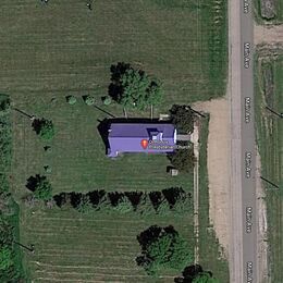 Aerial view of Murdock Memorial  Orthodox Presbyterian Church Bancroft