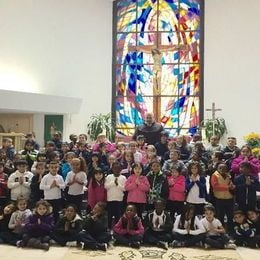 Grade 1 classes visit Father Giacomo