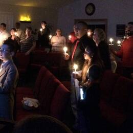 Christmas Eve candlelight service 2015