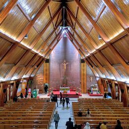 Inside the church