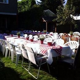 Mass in the garden