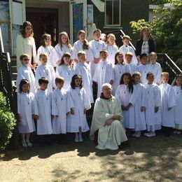 Grade Two class received their First Holy Communion