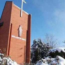 Our Lady of Mercy in winter