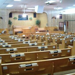 Interior View of South Heights Baptist Church of Sapulpa