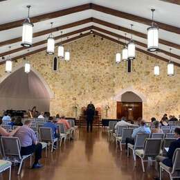 Sunday worship at Grace Community Presbyterian Church Fort Worth