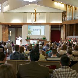 Sunday worship at All Saints Lutheran