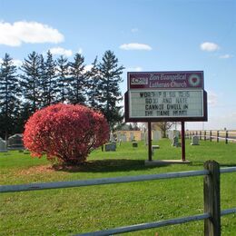 Our church sign - photo courtesy of Bonni Kaiser