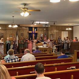 Sunday worship at Allegheny Baptist Church Maryville