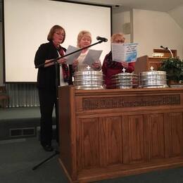 Ladies singing a melody of hymns about the coming of our Emmanuel, Jesus Christ