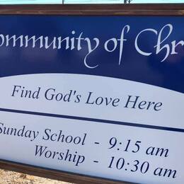 Our church sign