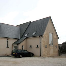 Tregadillett Church from the car park