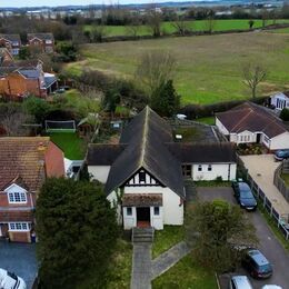 Aerial view of North Weald Methodist Church