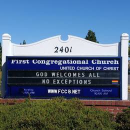 Our church sign