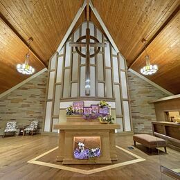 The Chancel Area of Sanctuary for Easter