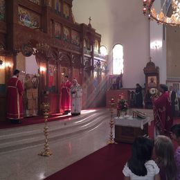 Bishop Irinej Visit