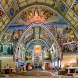 Eglise Sainte Amelie, Baie-Comeau, Quebec, Canada