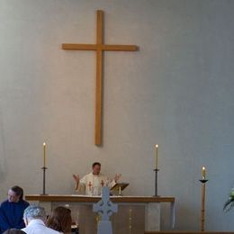 Sunday worship at St. Peter's