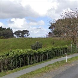 The cross at Doubtless Bay Christian Centre