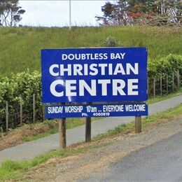 Doubtless Bay Christian Centre sign