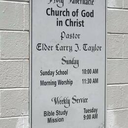 Our church sign