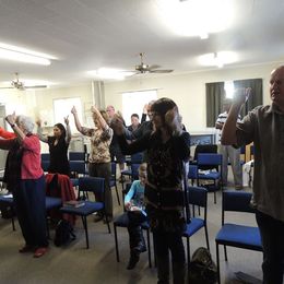 Sunday worship at Masterton Assembly of God