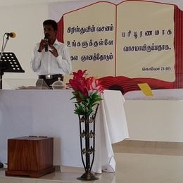 Kaniyakulam Church of Christ - Preacher Lazarus Mathan