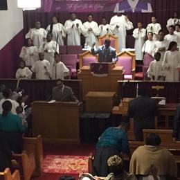 Sunday worship at Mt. Ollie Baptist Church