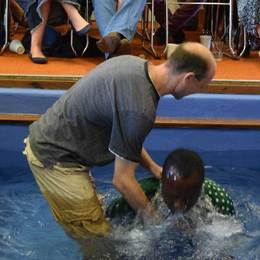 Harvey Centre water baptism