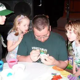 Egg Dying at Helping Hands Ministry April 18, 2011