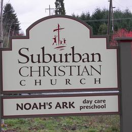 Suburban Christian Church sign