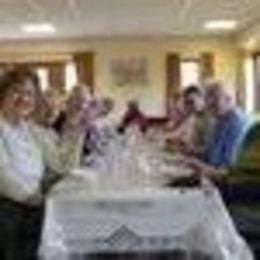 Our Luncheon club for the elderly in our community.