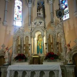 High Altar of St. Ann's Parish at Christmas 2013