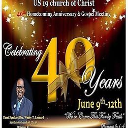 40th Anniversary & Gospel Meeting Celebration