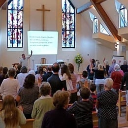 Sunday worship at All Saints'