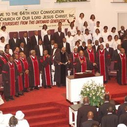 Pastor William Smith from Denmark, SC opens the 64th Annual Holy Convocation