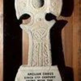 The 11th century cross found near the Church