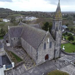 Aerial view of Saint Michael Church