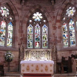 A view inside Holy Trinity Meole Brace (picture Jane Willis)