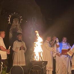 Pagbendisyon sang Bag-o nga Kalayo March 30, 2024 Easter Vigil  Semana Santa 2024