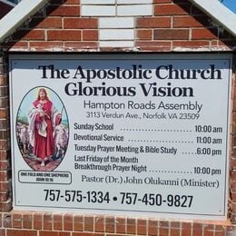 The Apostolic Church Glorious Vision, Norfolk, Virginia, United States